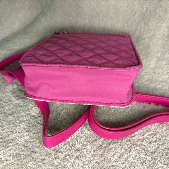 Quilted Pink Floral Crossbody Bag; Willabee & Ward Collections – Danbury Mint - Picture 3 of 9